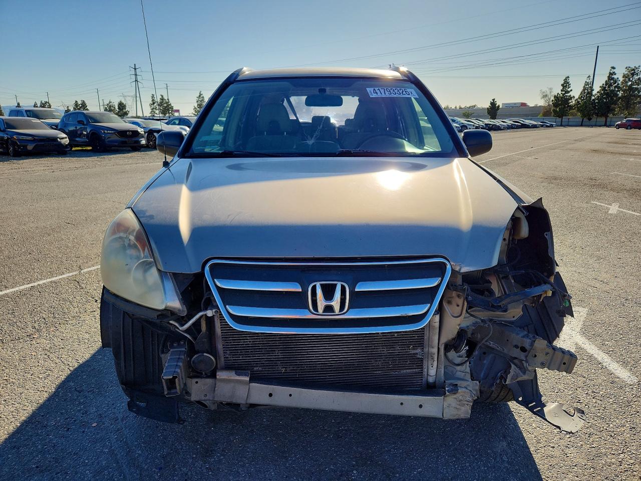 2005 Honda Cr-v Lx Желто-коричневый vin: JHLRD68535C019584