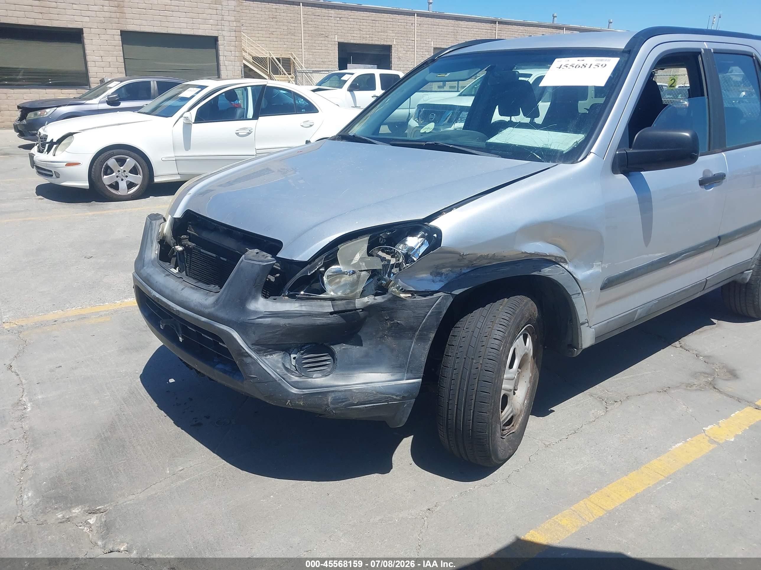 2006 Honda Cr-v Lx Серый vin: JHLRD68536C012037