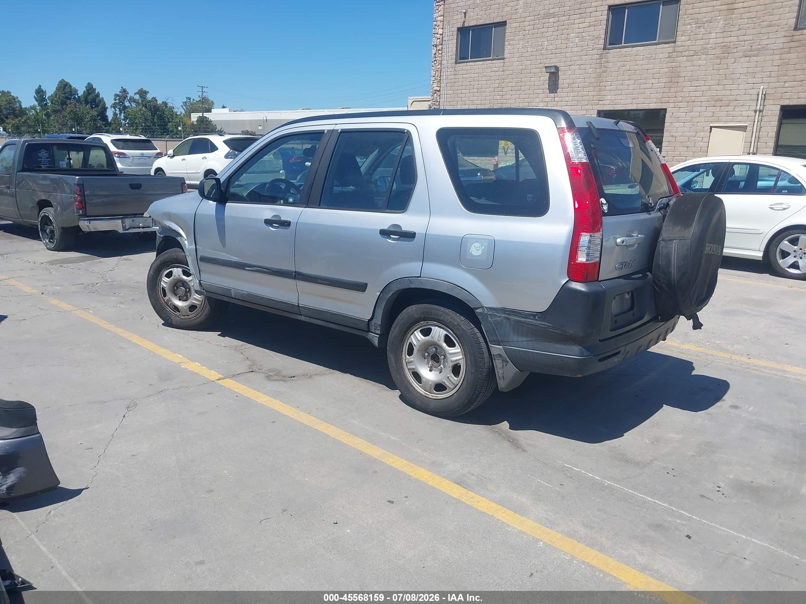 2006 Honda Cr-v Lx Серый vin: JHLRD68536C012037