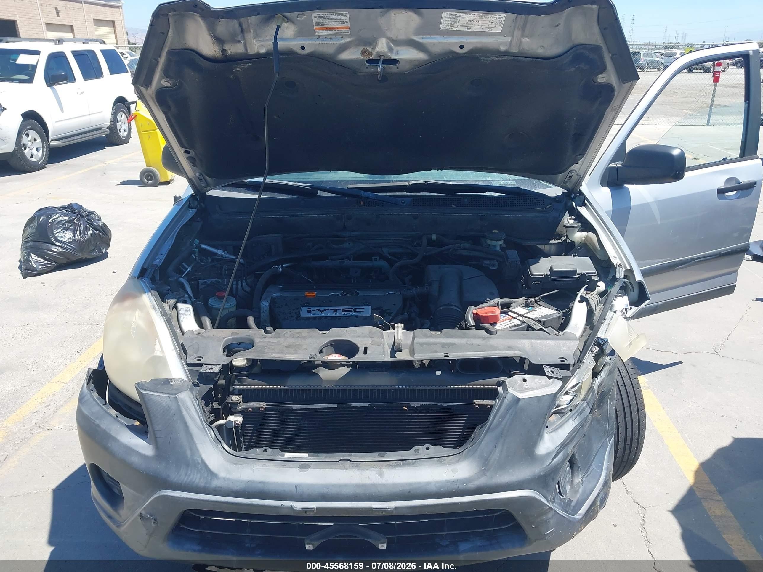 2006 Honda Cr-v Lx Серый vin: JHLRD68536C012037