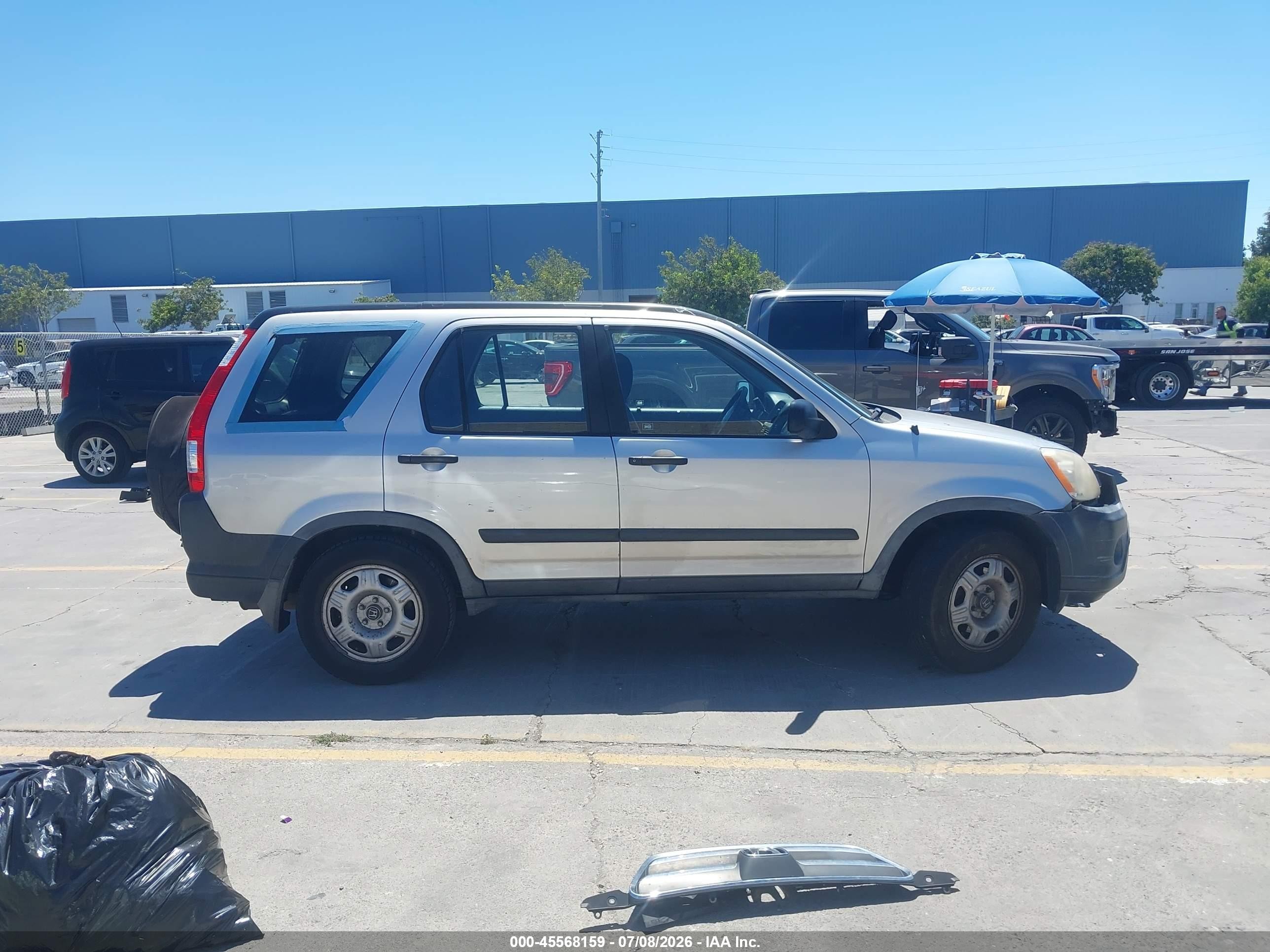 2006 Honda Cr-v Lx Серый vin: JHLRD68536C012037