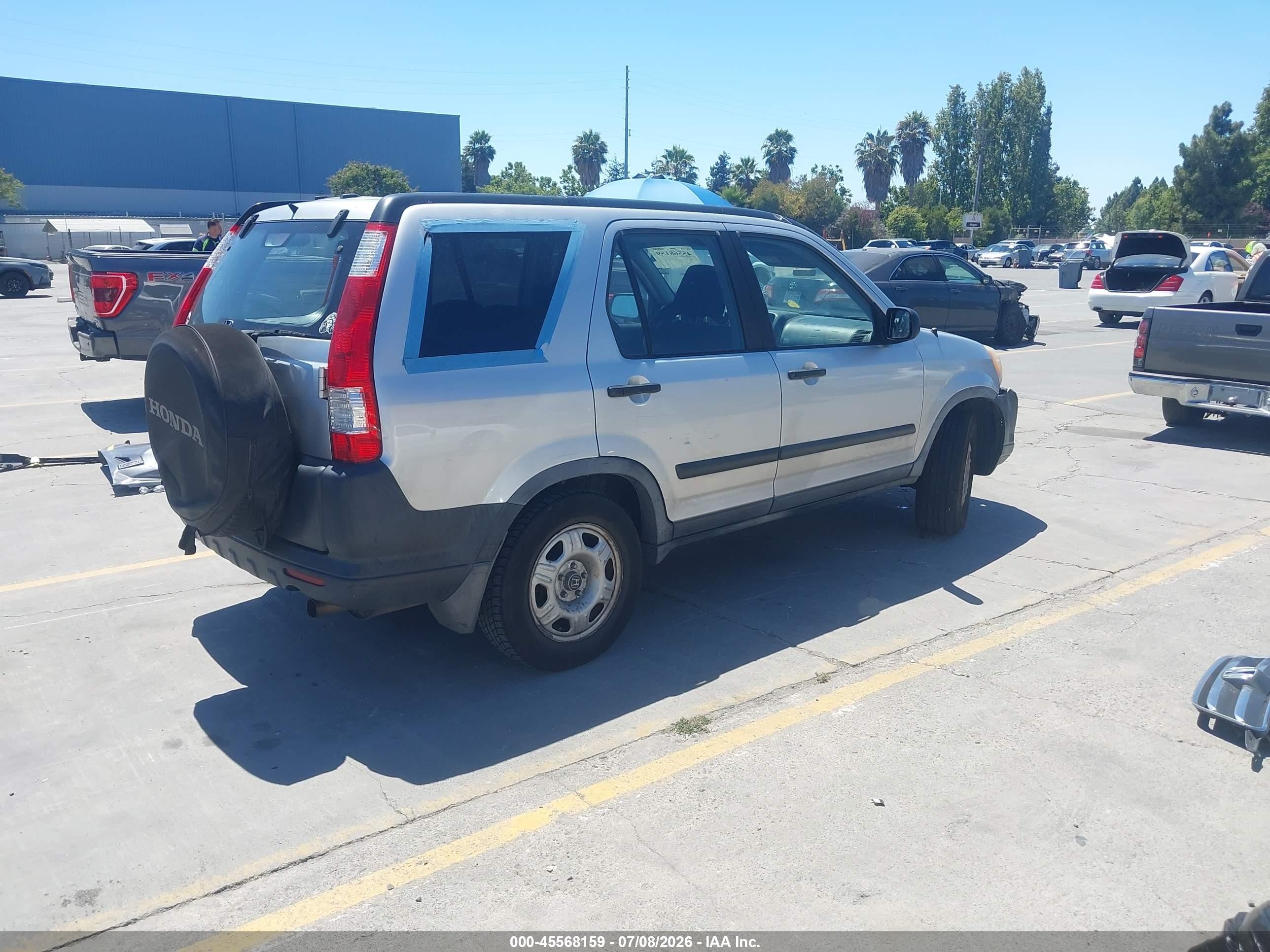 2006 Honda Cr-v Lx Серый vin: JHLRD68536C012037