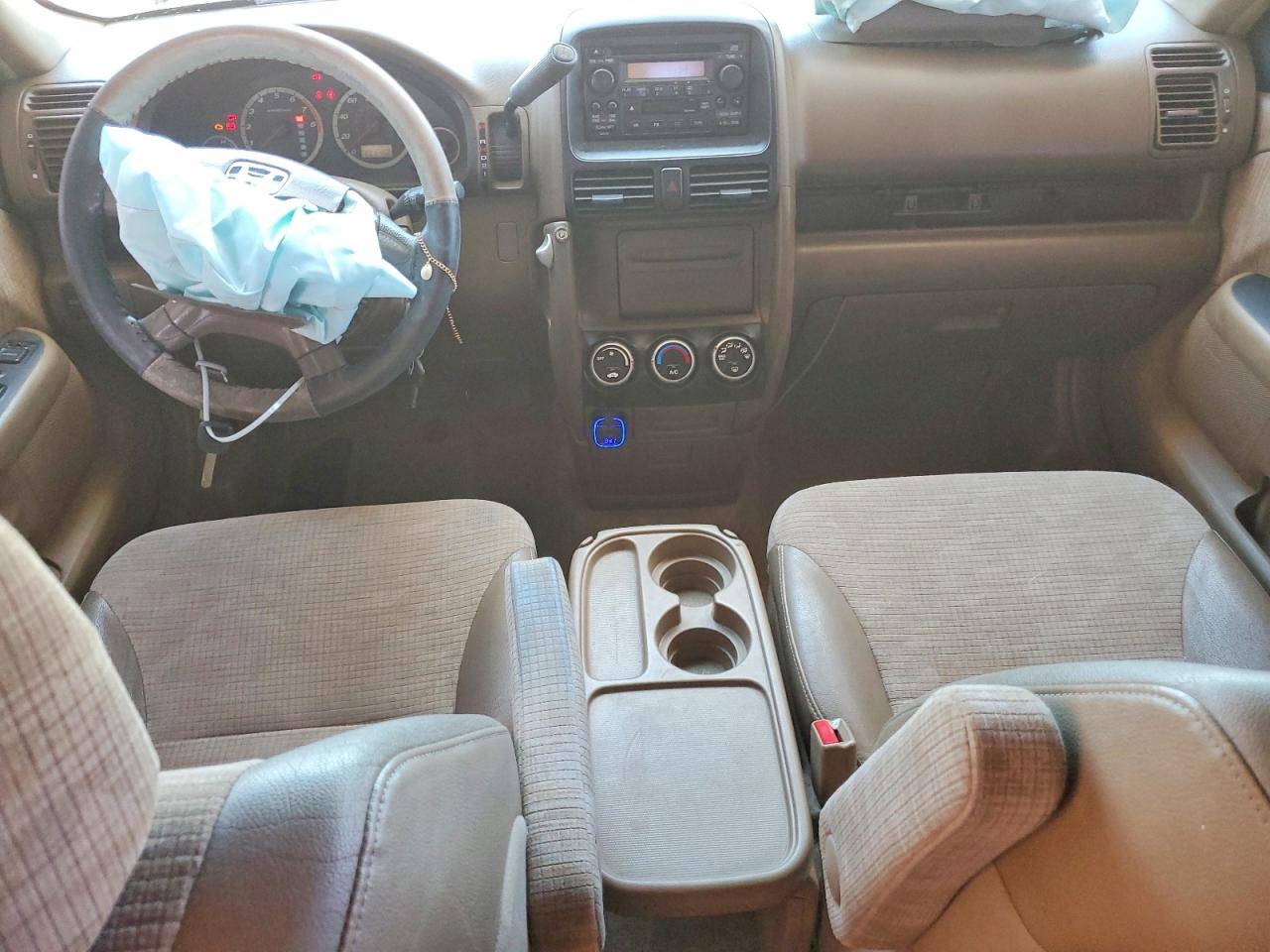 2004 Honda Cr-v Lx Tan vin: JHLRD68544C017616