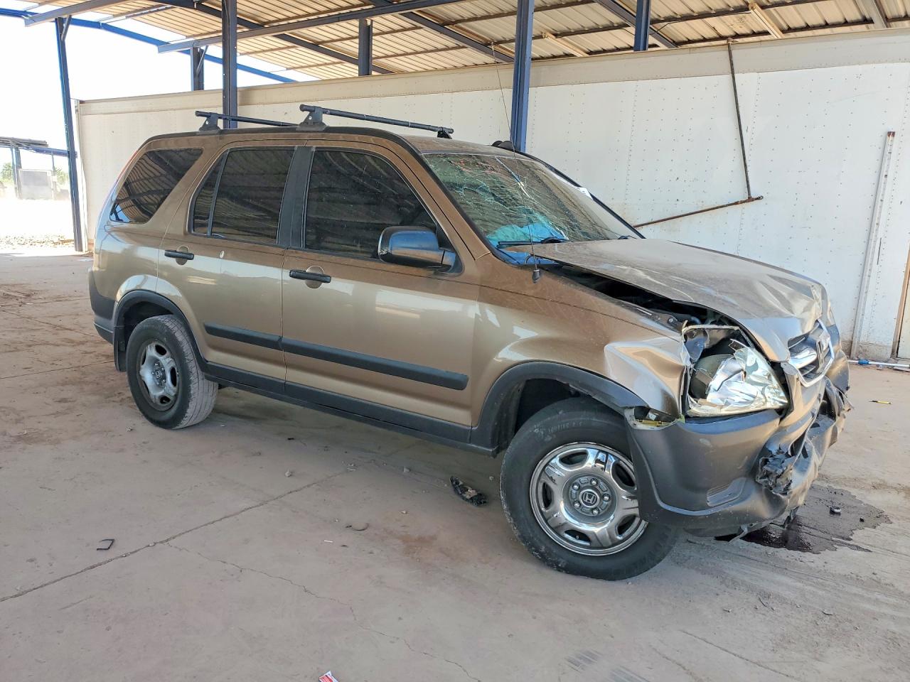 2004 Honda Cr-v Lx Tan vin: JHLRD68544C017616
