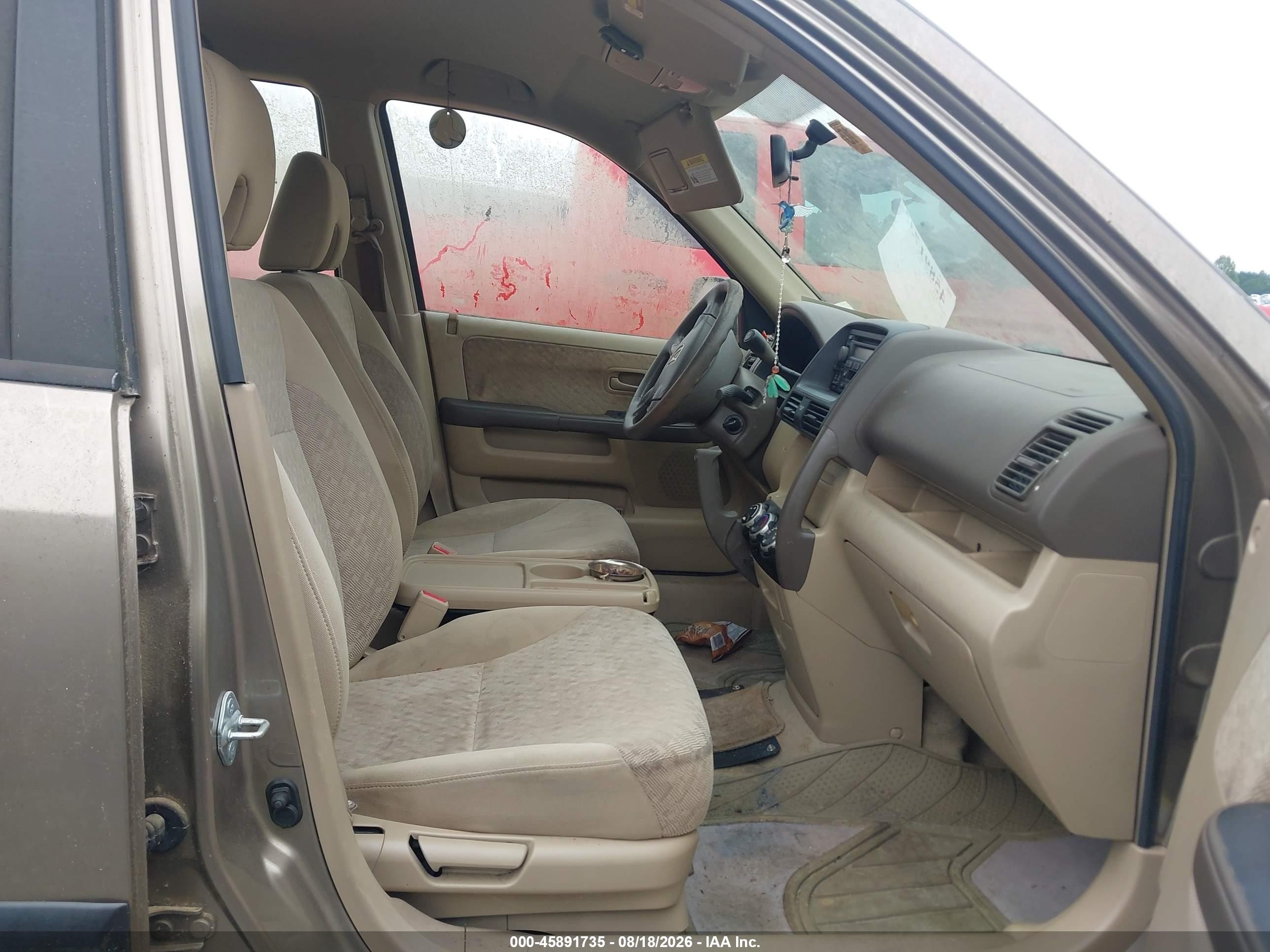 2005 Honda Cr-v Lx Золотой vin: JHLRD68545C003894