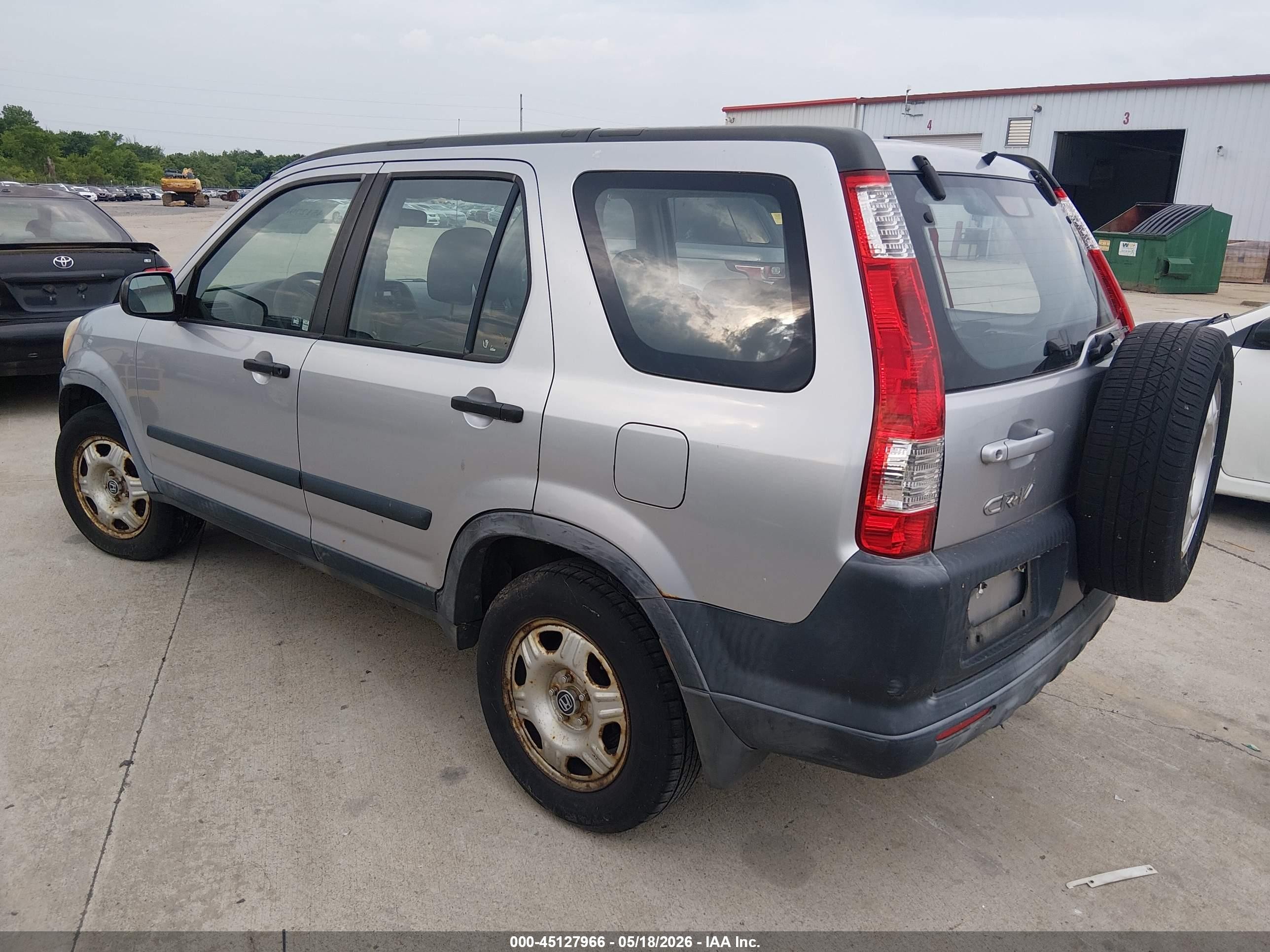 2005 Honda Cr-v Lx Серый vin: JHLRD68545C013406