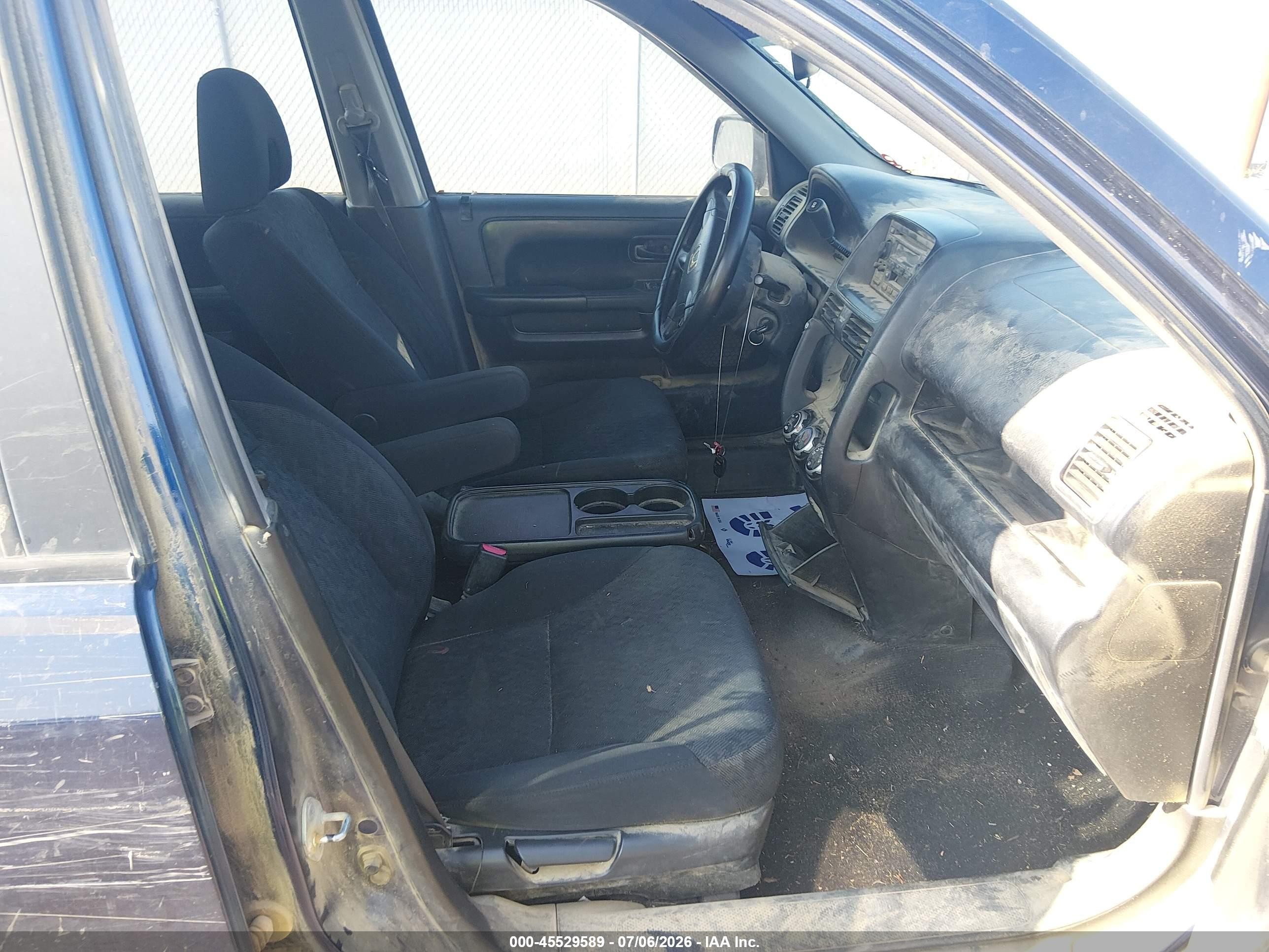 2005 Honda Cr-v Lx Черный vin: JHLRD68545C017617