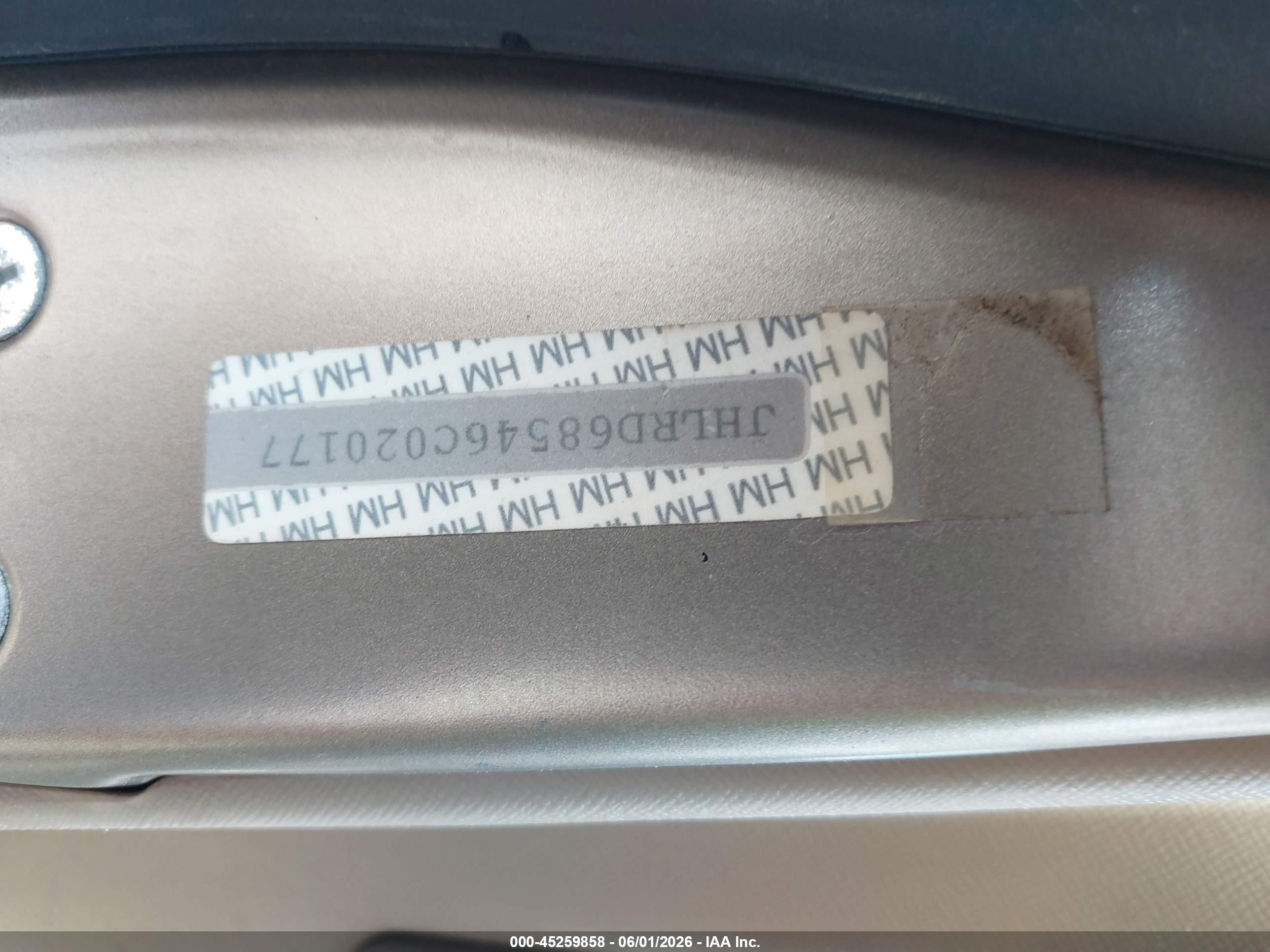 2006 Honda Cr-v Lx Золотой vin: JHLRD68546C020177