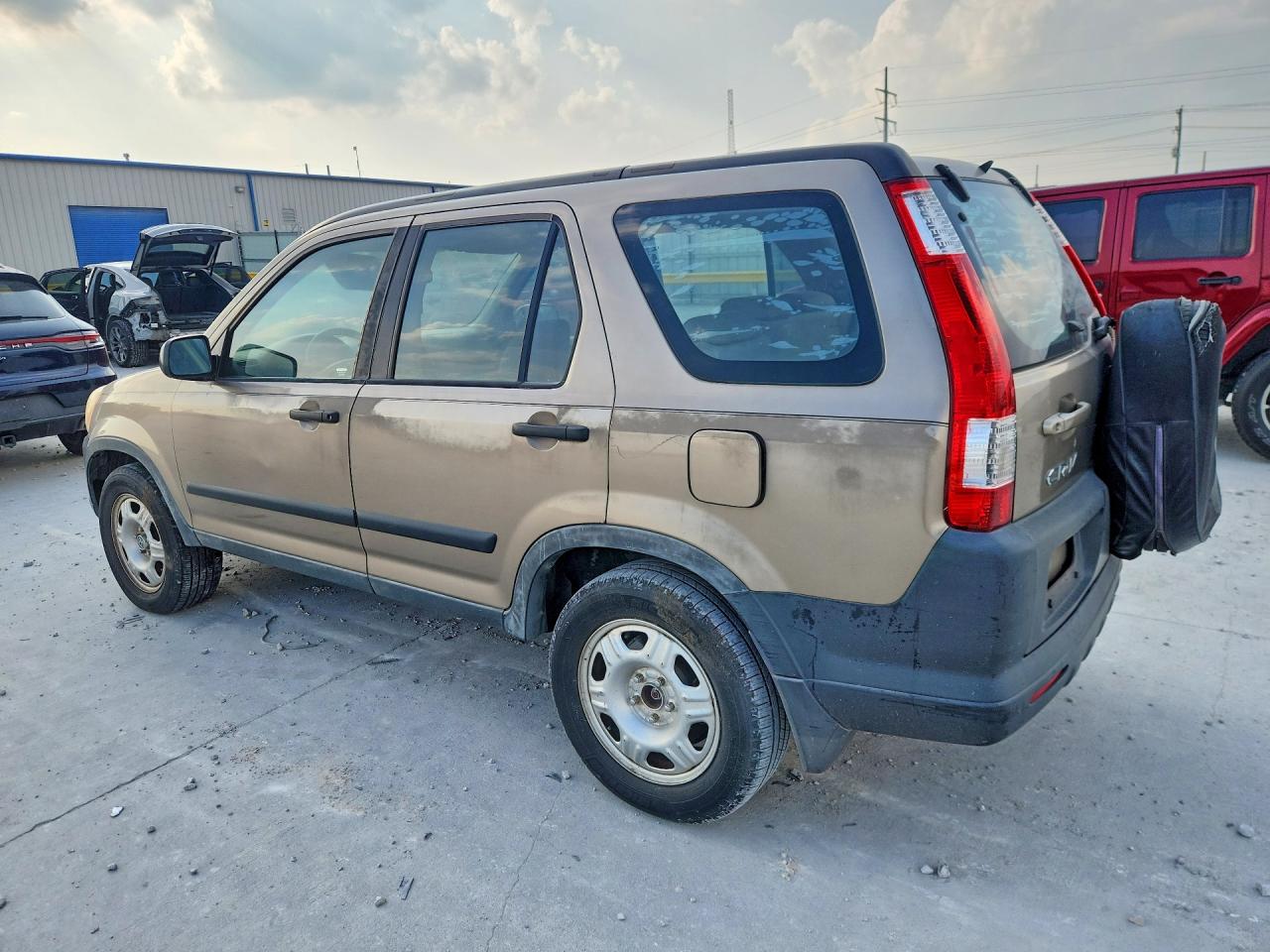 2005 Honda Cr-v Lx Tan vin: JHLRD68555C017769