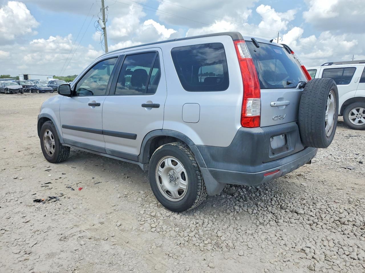 2005 Honda Cr-v Lx Silver vin: JHLRD68565C000768
