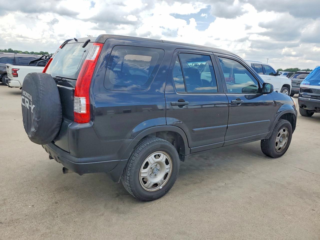 2005 Honda Cr-v Lx Black vin: JHLRD68565C014105