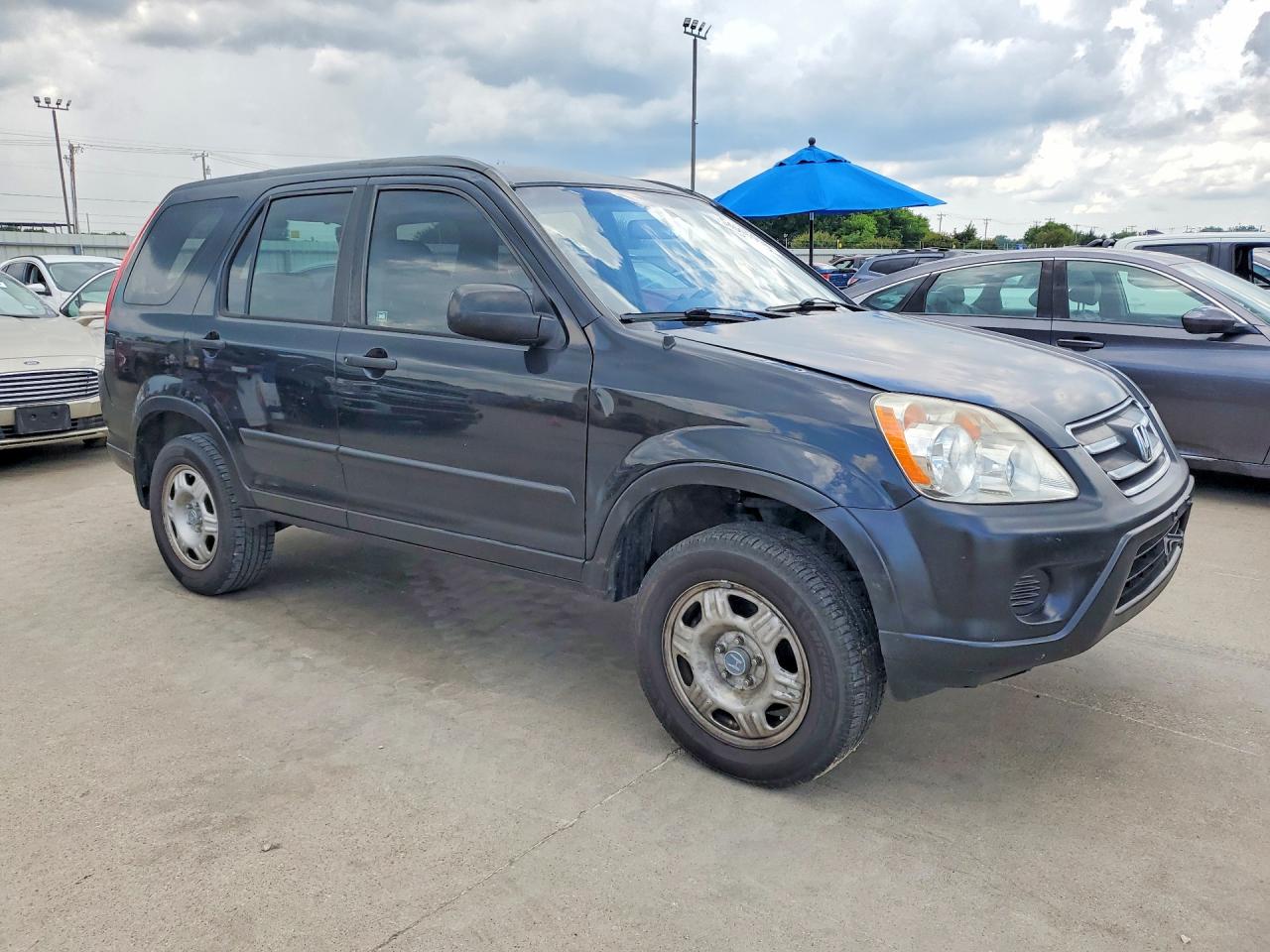 2005 Honda Cr-v Lx Black vin: JHLRD68565C014105