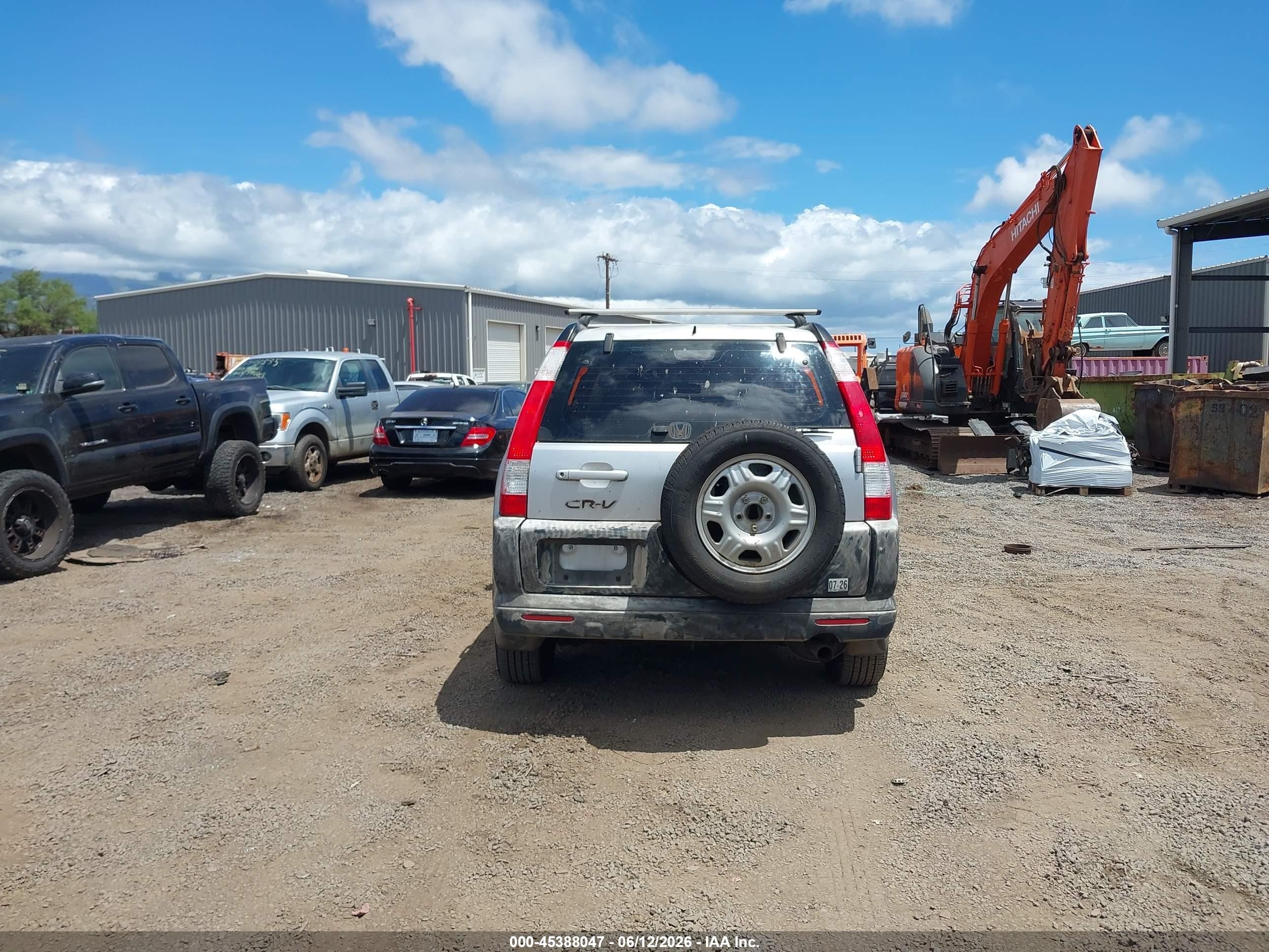 2006 Honda Cr-v Lx Silver vin: JHLRD68566C008774