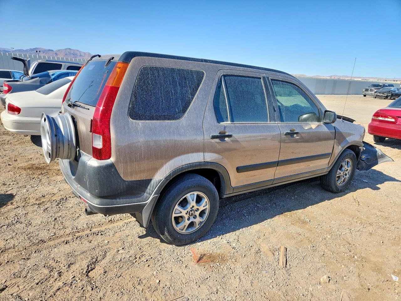 2004 Honda Cr-v Lx Коричневый vin: JHLRD68574C010952