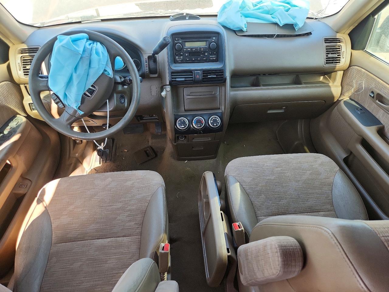 2004 Honda Cr-v Lx Коричневый vin: JHLRD68574C010952