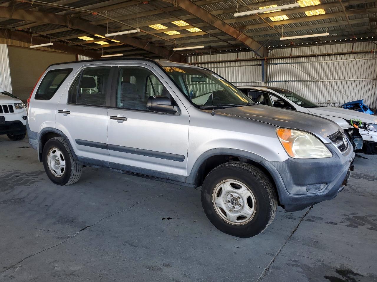 2004 Honda Cr-v Ex 4d Suv 4wd Silver vin: JHLRD68574C011955