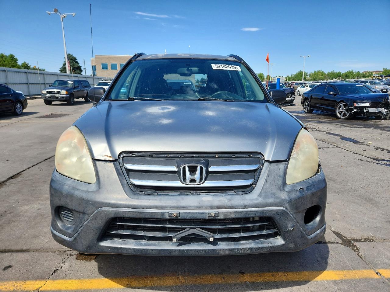 2005 Honda Cr-v Lx Silver vin: JHLRD68575C014632