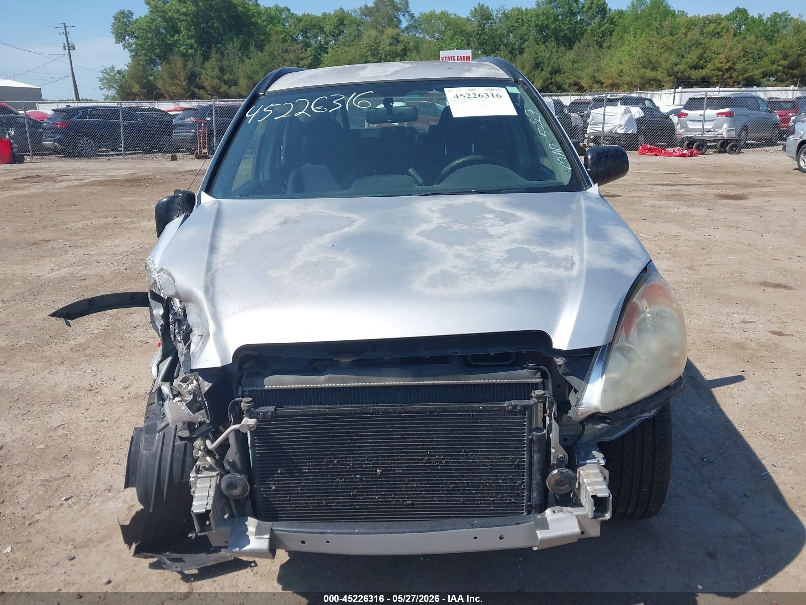 2005 Honda Cr-v Lx Gray vin: JHLRD68585C017944