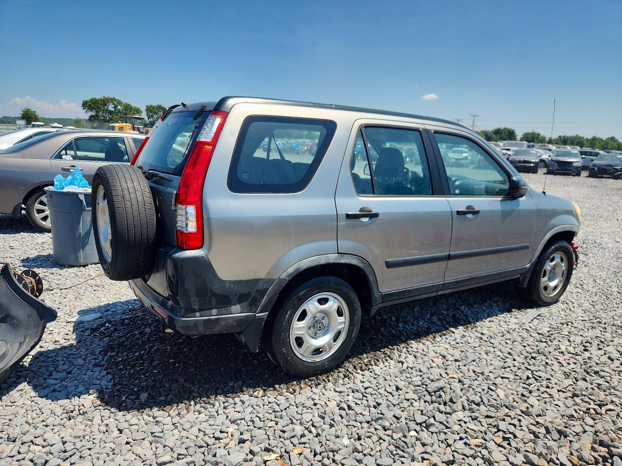2006 Honda Cr-v Lx Silver vin: JHLRD68586C021719