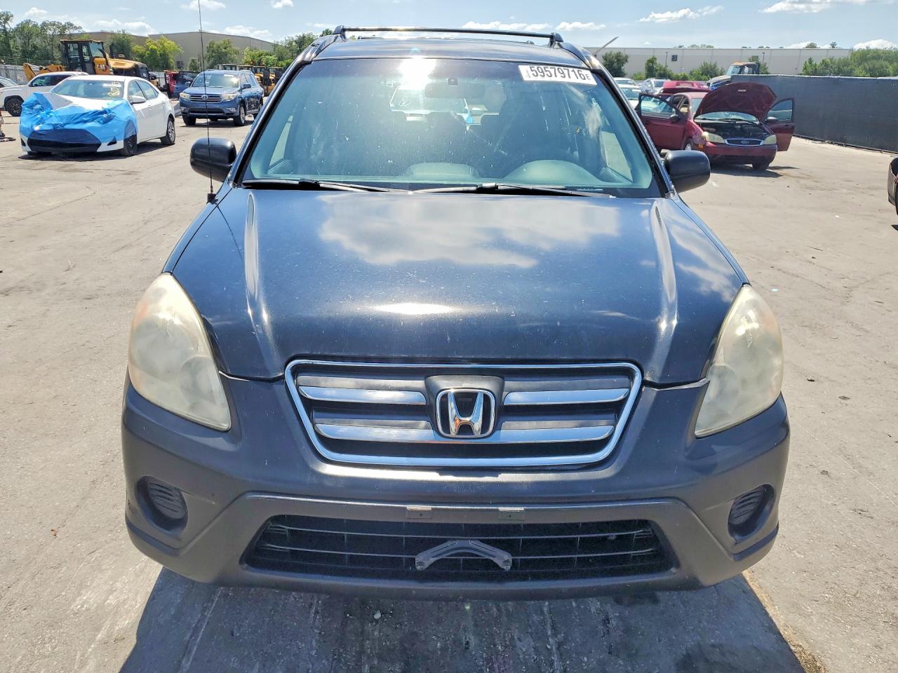 2005 Honda Cr-v Lx Black vin: JHLRD68595C013269