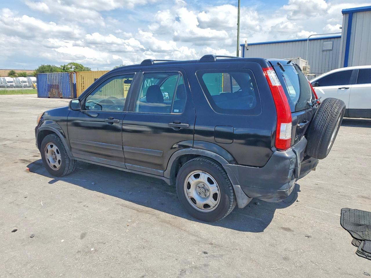 2005 Honda Cr-v Lx Black vin: JHLRD68595C013269