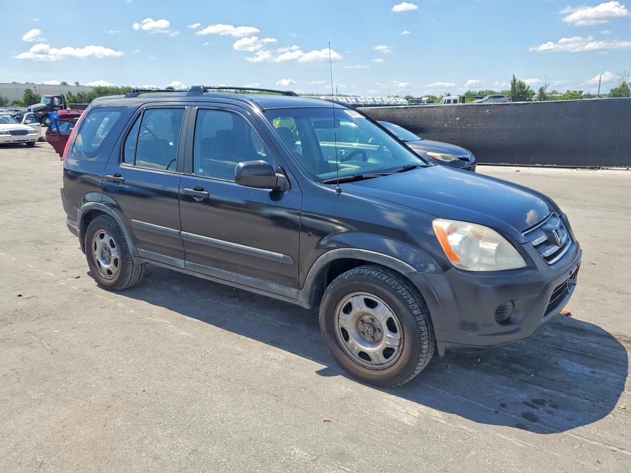 2005 Honda Cr-v Lx Black vin: JHLRD68595C013269