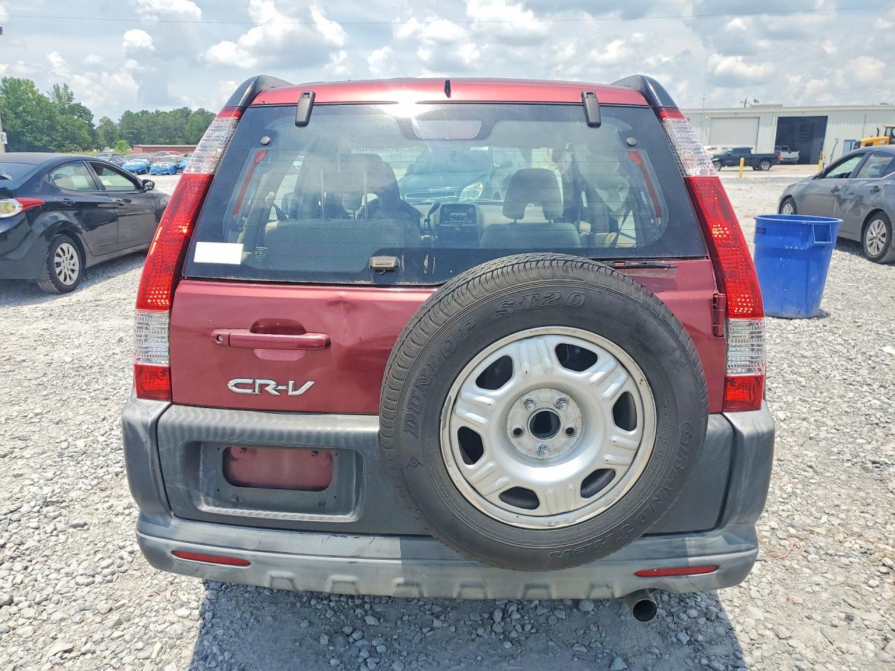 2005 Honda Cr-v Lx Красный vin: JHLRD68595C015104