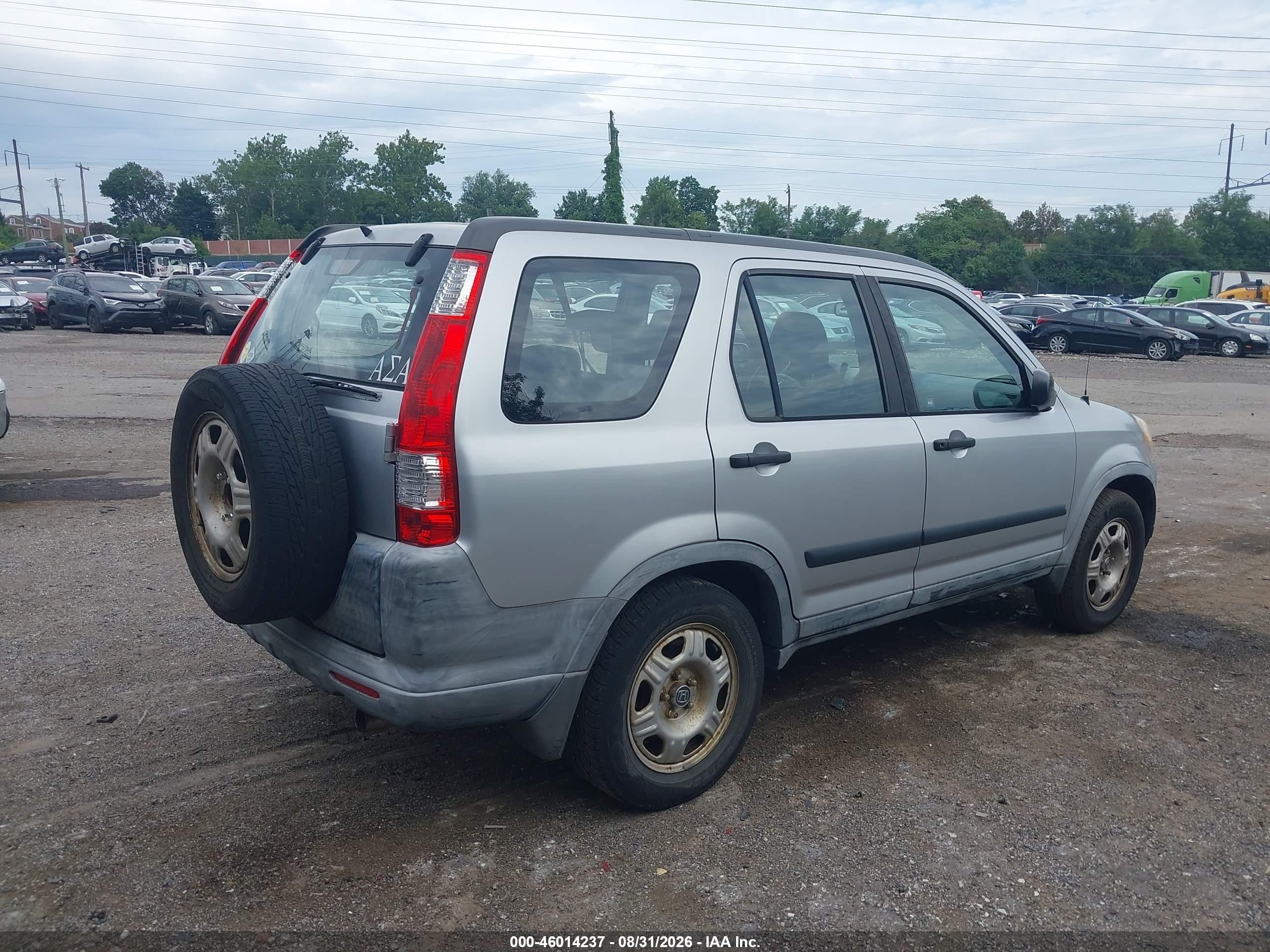 2005 Honda Cr-v Lx Серебряный vin: JHLRD68595C017743