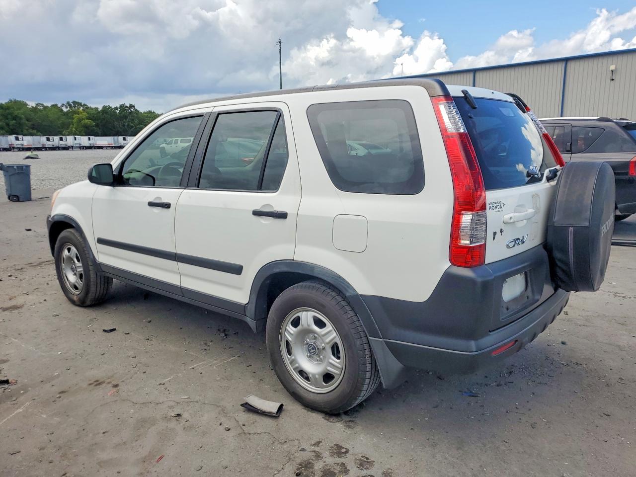 2006 Honda Cr-v Lx White vin: JHLRD68596C002113