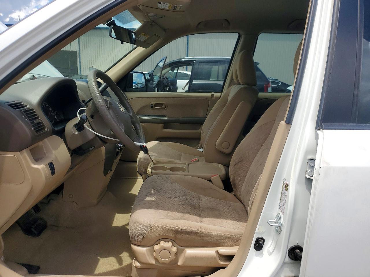2006 Honda Cr-v Lx White vin: JHLRD68596C002113