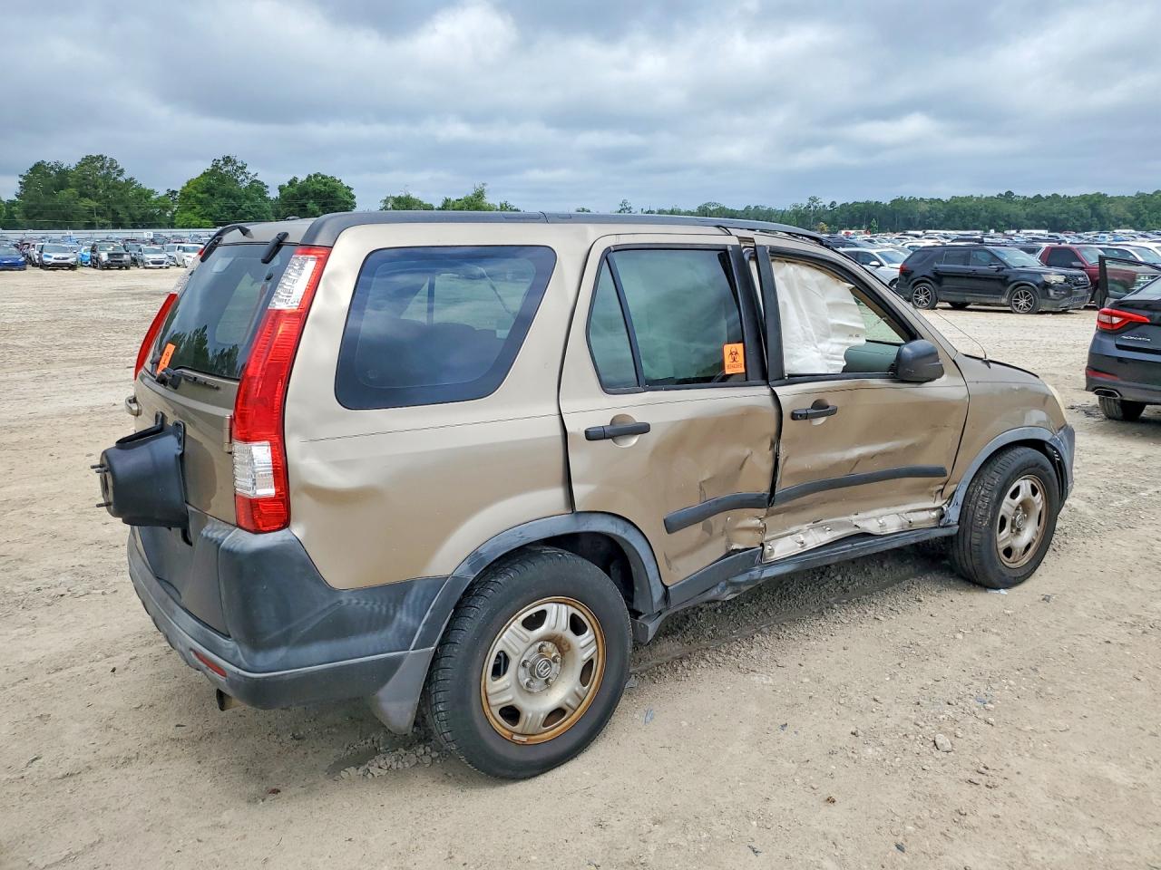 2006 Honda Cr-v Lx Желто-коричневый vin: JHLRD68596C020272