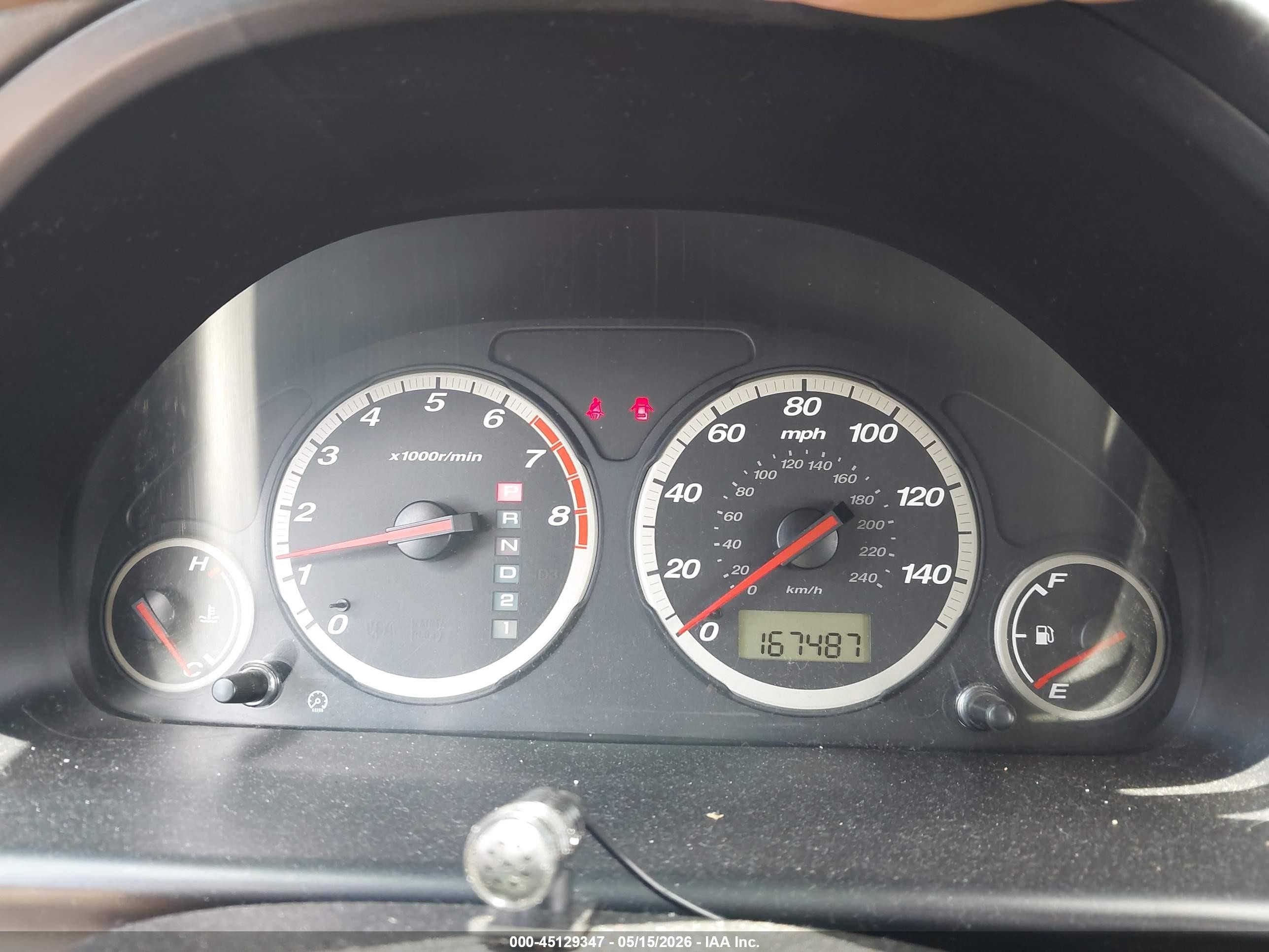 2006 Honda Cr-v Lx Blue vin: JHLRD68596C025732