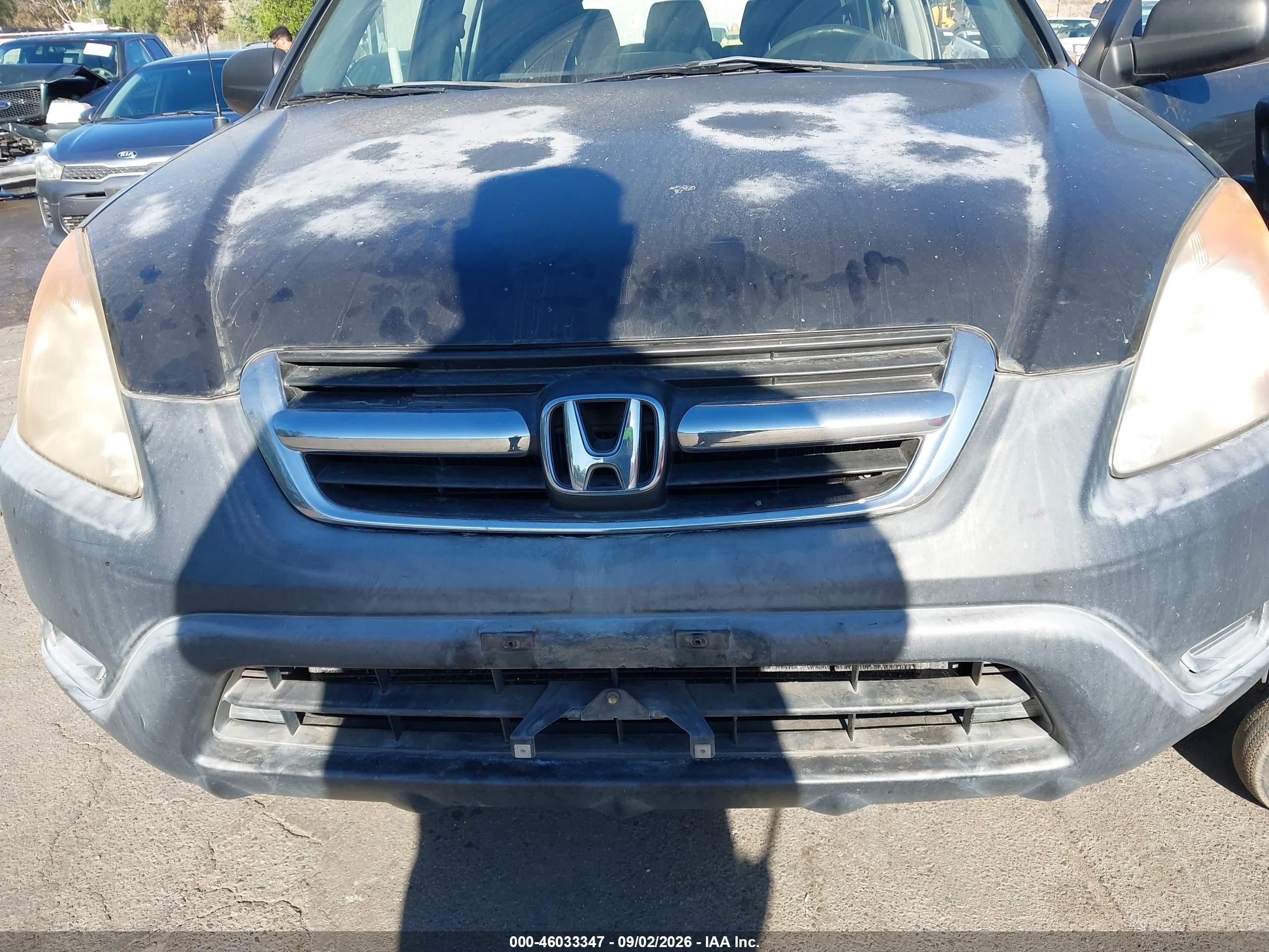 2002 Honda Cr-v Lx Black vin: JHLRD685X2C010585