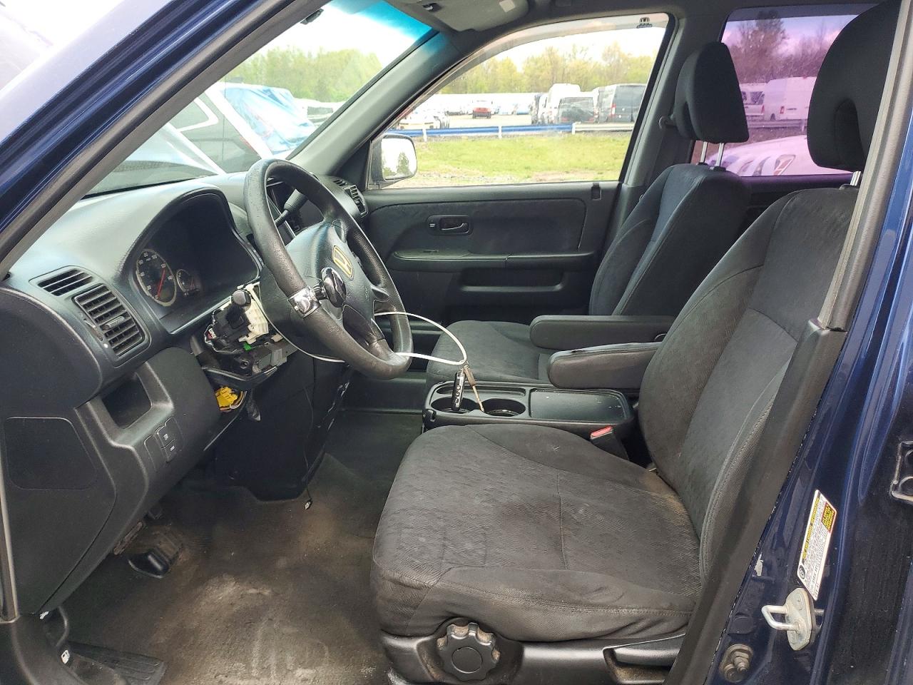 2005 Honda Cr-v Lx Синий vin: JHLRD685X5C017623