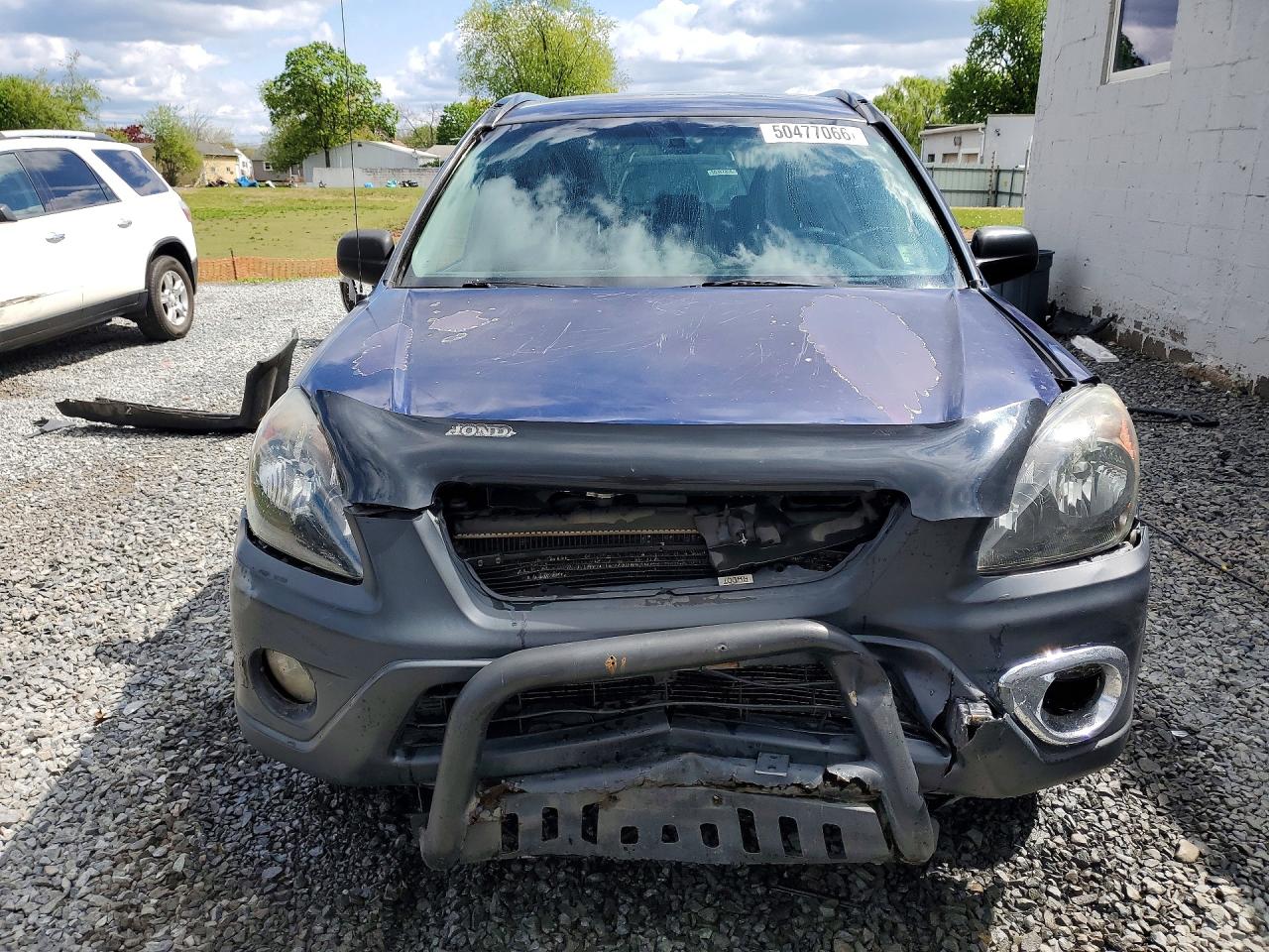 2005 Honda Cr-v Lx Синий vin: JHLRD685X5C017623