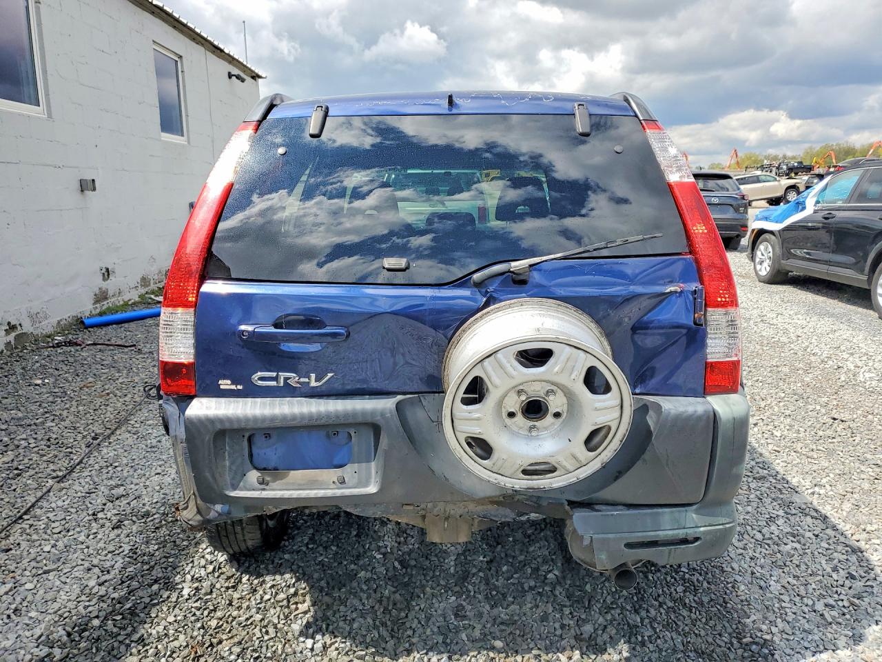 2005 Honda Cr-v Lx Синий vin: JHLRD685X5C017623