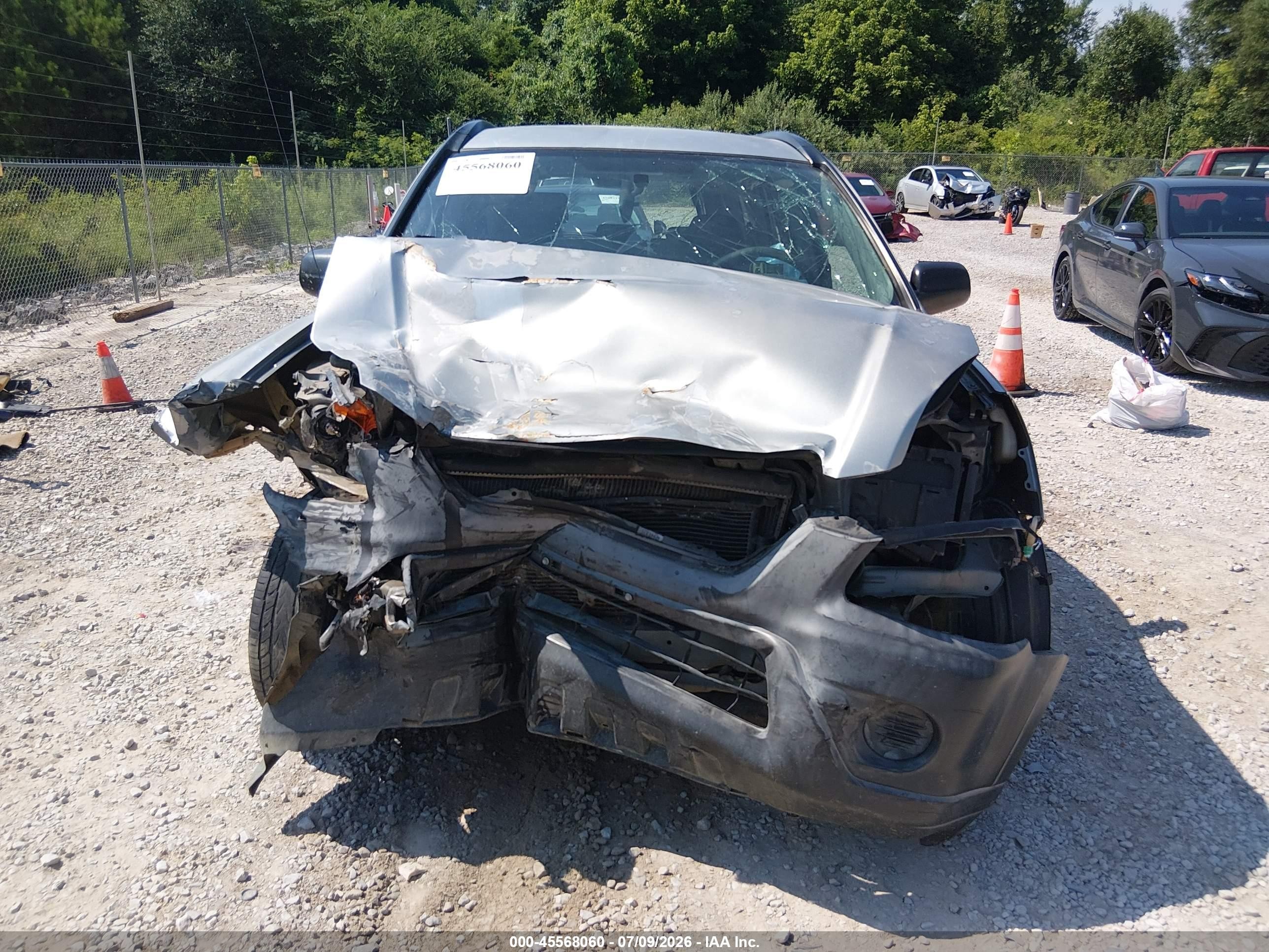 2006 Honda Cr-v Lx Silver vin: JHLRD685X6C001035