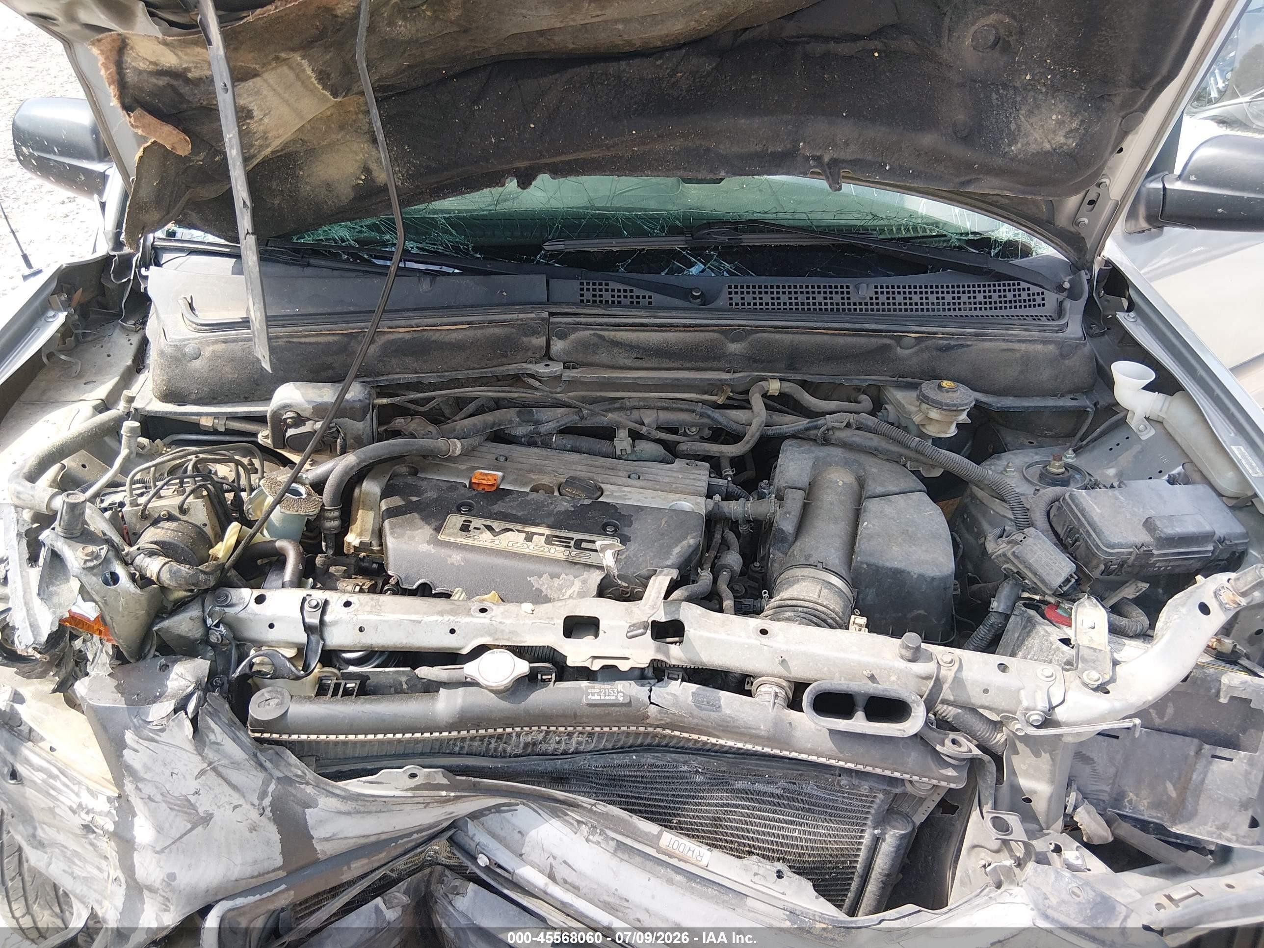2006 Honda Cr-v Lx Silver vin: JHLRD685X6C001035