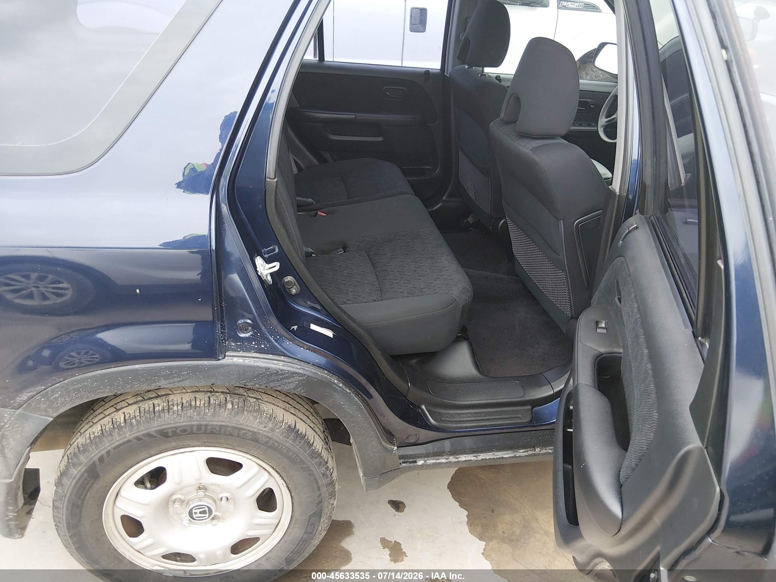 2006 Honda Cr-v Lx Blue vin: JHLRD685X6C011760