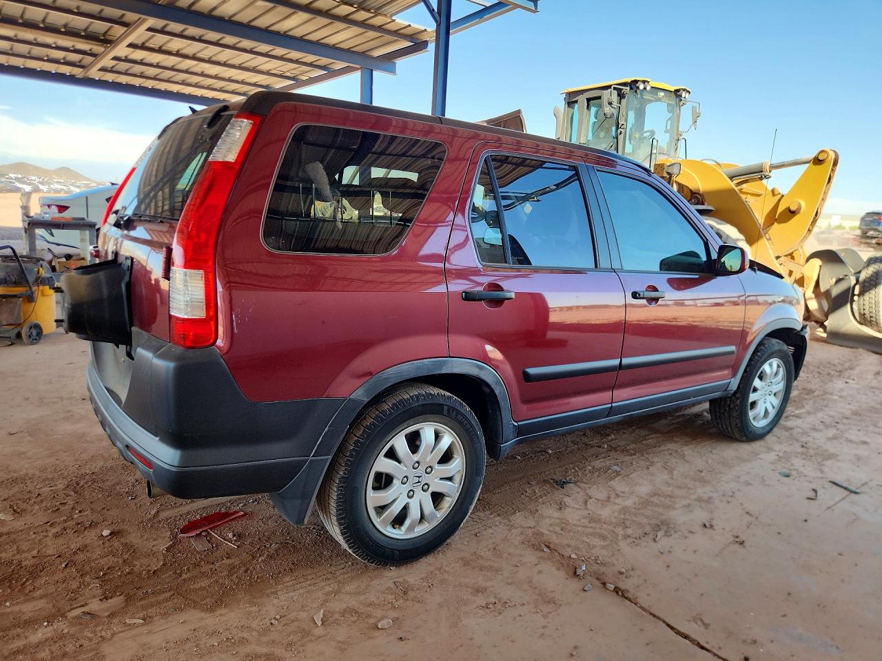 2006 Honda Cr-v Ex Red vin: JHLRD68806C012295
