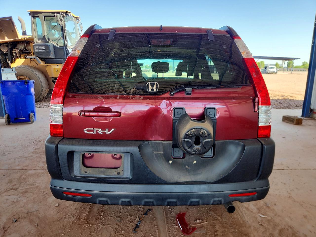 2006 Honda Cr-v Ex Red vin: JHLRD68806C012295