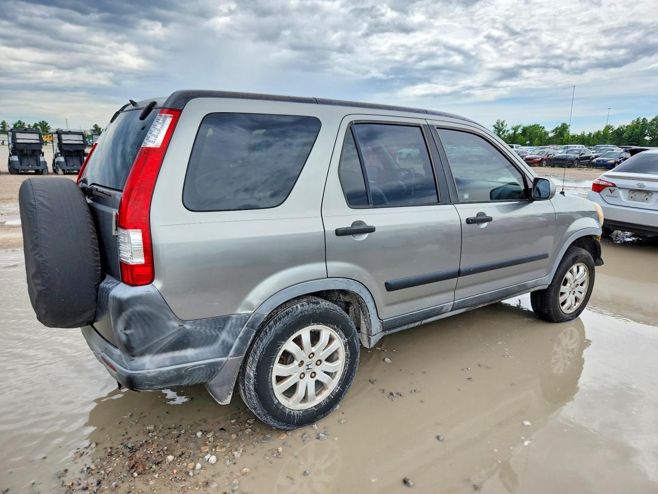 2006 Honda Cr-v Ex Gray vin: JHLRD68806C016654