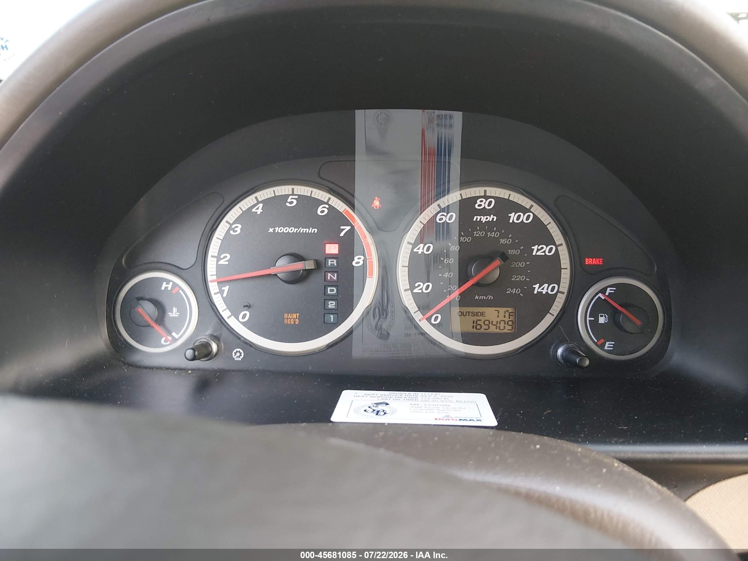 2006 Honda Cr-v Ex Cream vin: JHLRD68806C028836