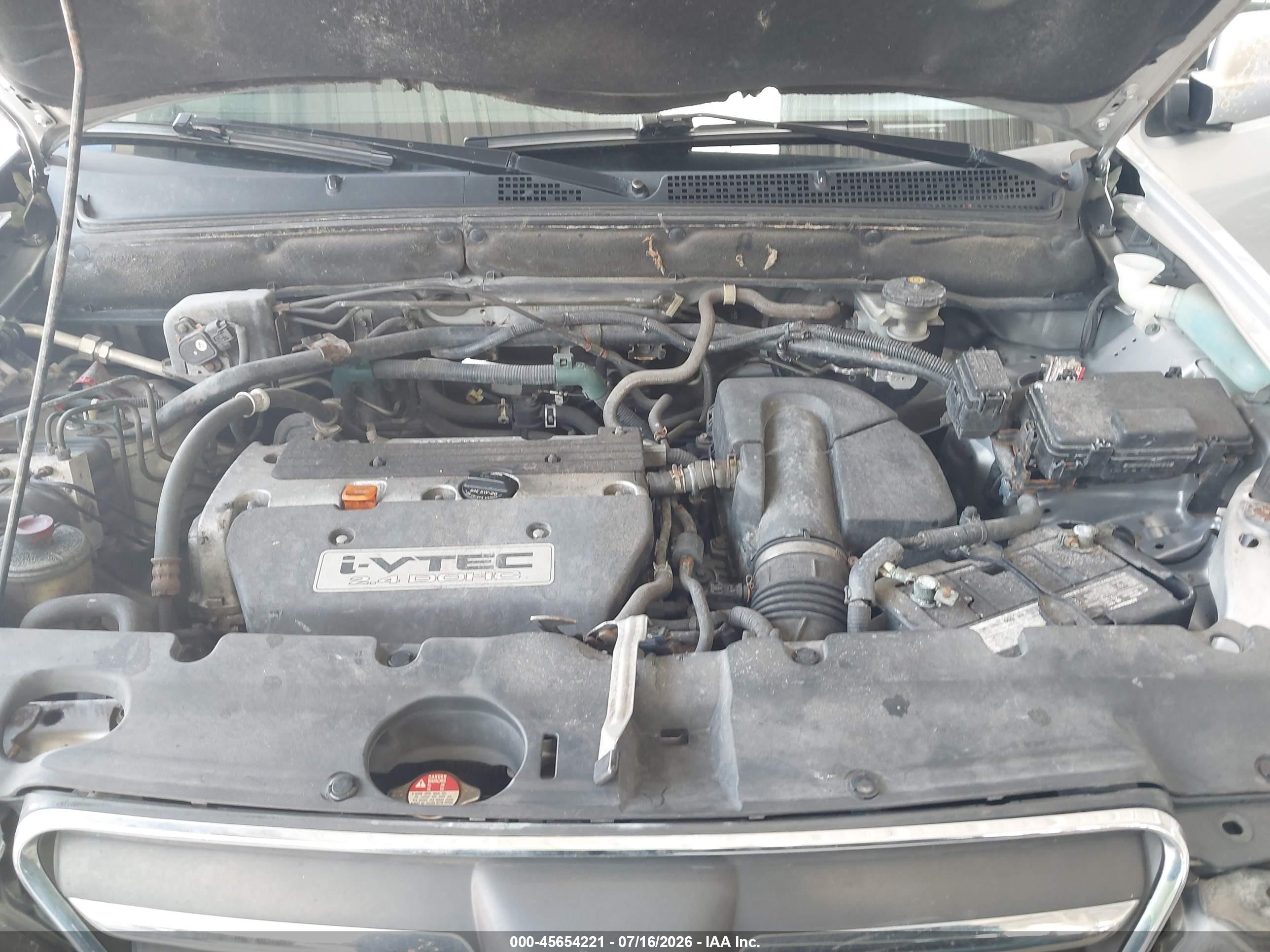 2006 Honda Cr-v Ex Silver vin: JHLRD68816C027291
