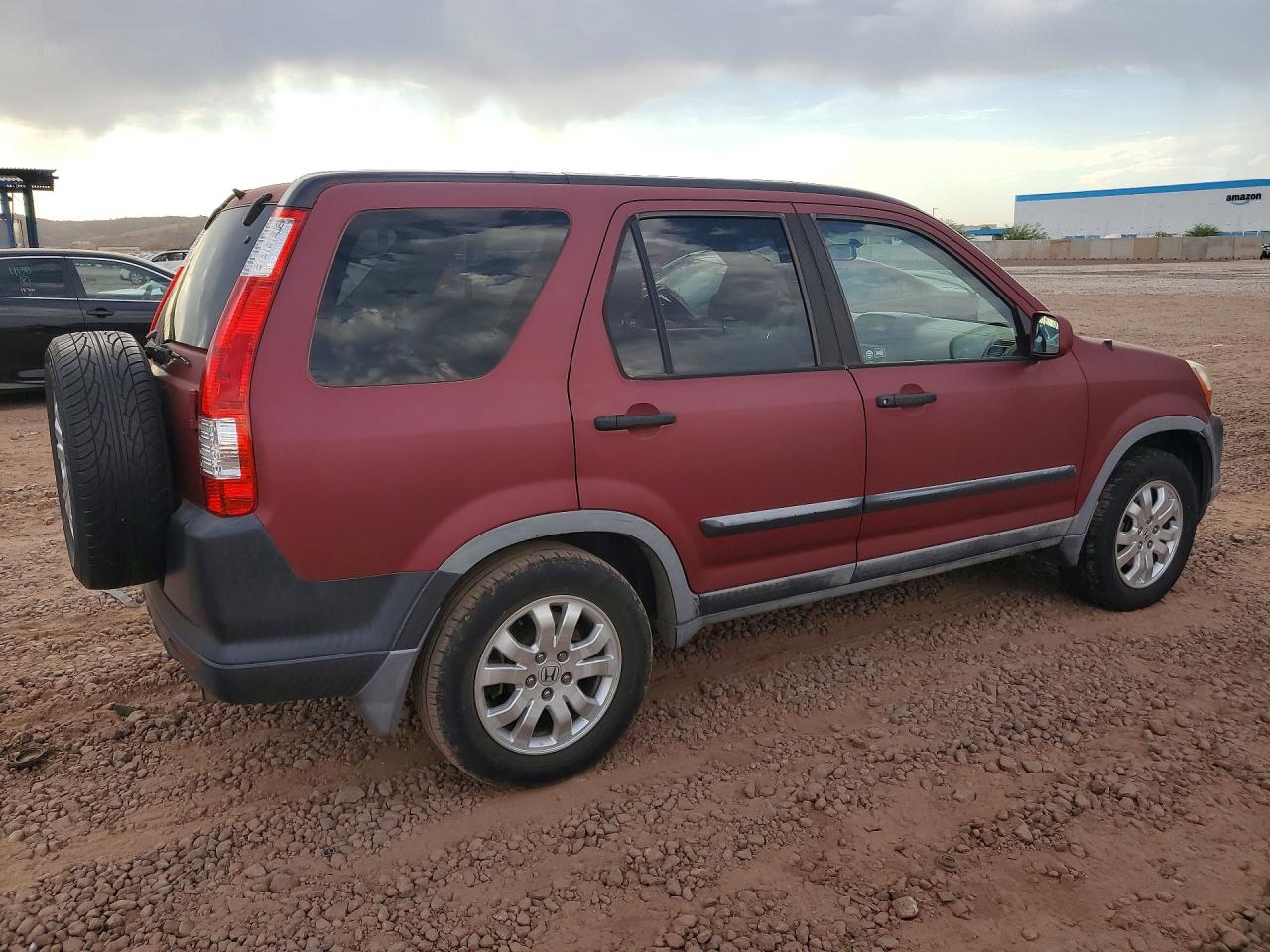 2006 Honda Cr-v Ex Maroon vin: JHLRD68826C014260