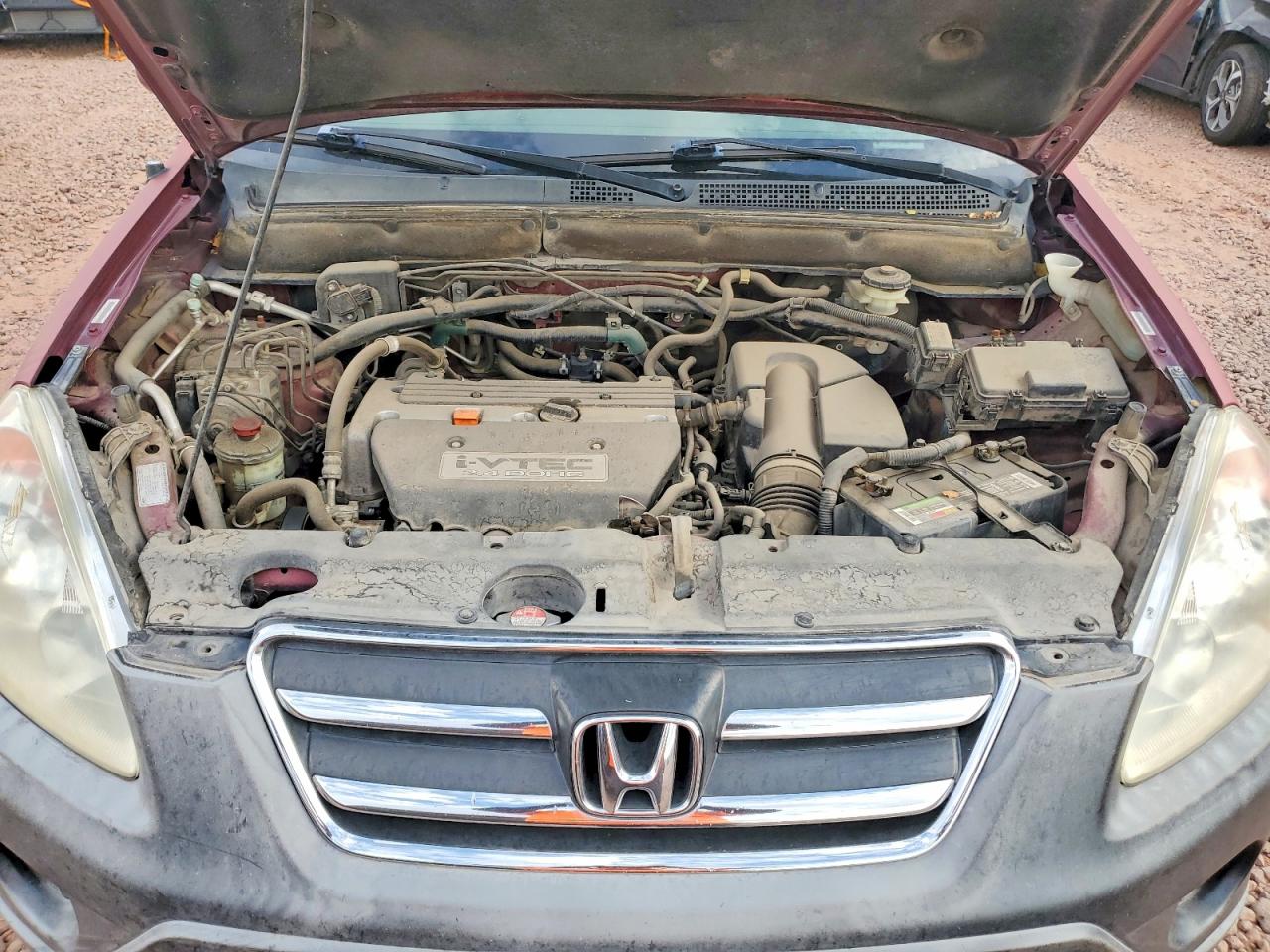 2006 Honda Cr-v Ex Maroon vin: JHLRD68826C014260