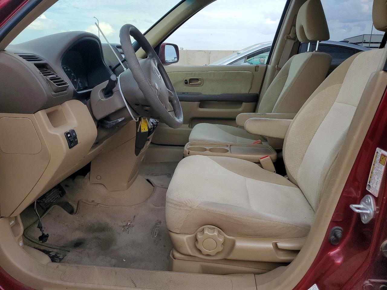 2006 Honda Cr-v Ex Maroon vin: JHLRD68826C014260