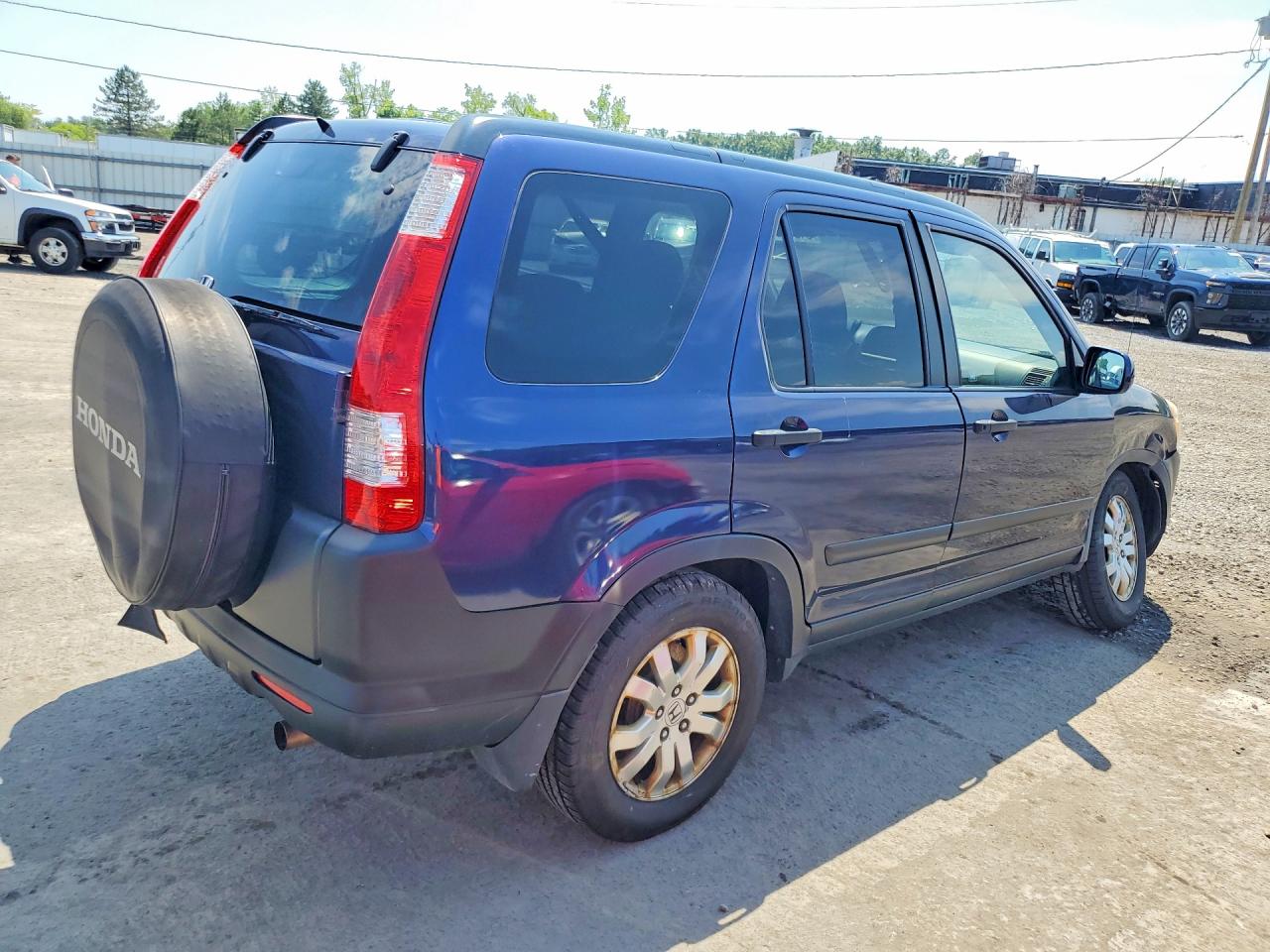 2006 Honda Cr-v Ex Blue vin: JHLRD68826C018020