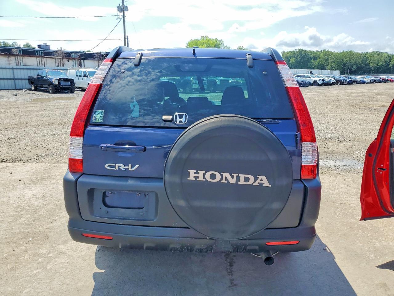 2006 Honda Cr-v Ex Blue vin: JHLRD68826C018020