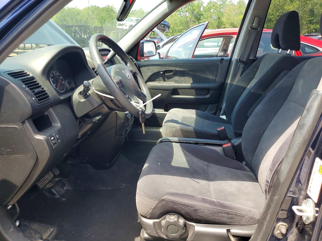 2006 Honda Cr-v Ex Blue vin: JHLRD68826C018020